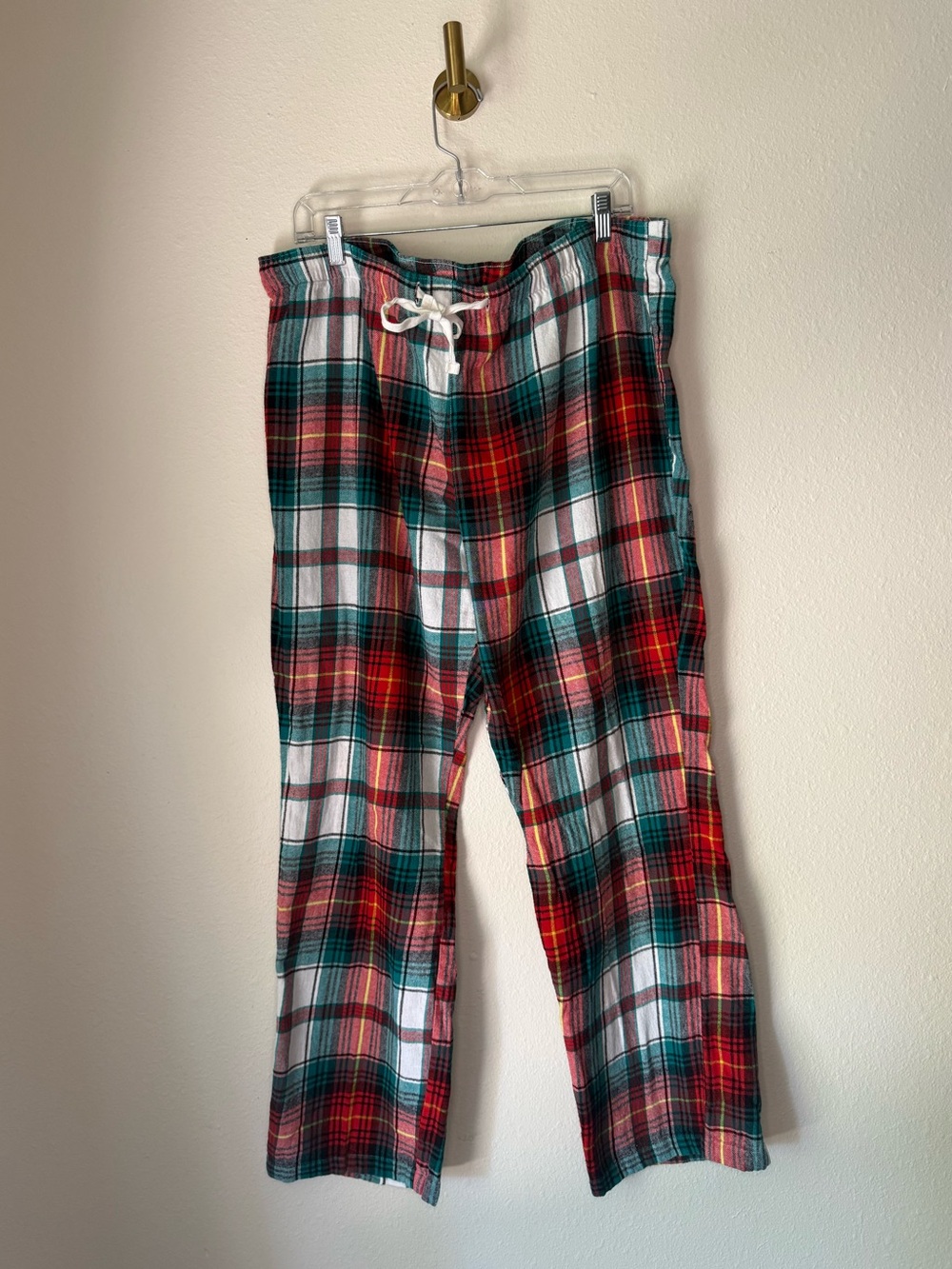 Old Navy Plaid Flannel Christmas Pajama Pants 100% Cotton Men’s size XL